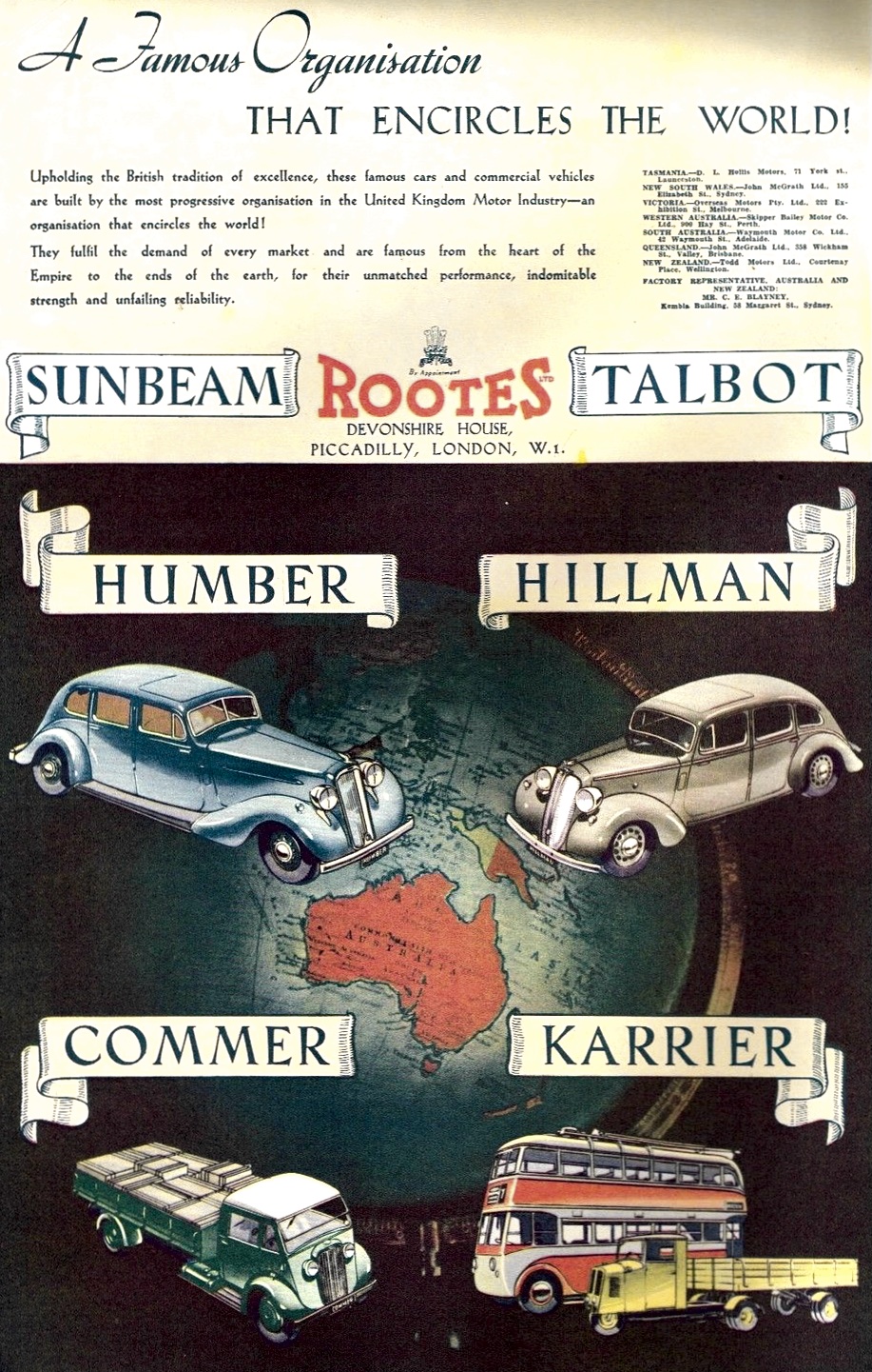 1932 Australian Automotive Advertising
